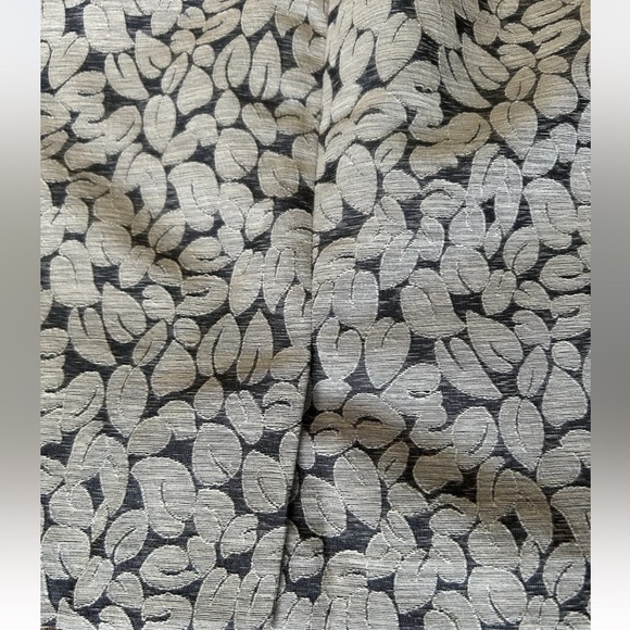 J. Crew Women's No. 2 Pencil Skirt Grey/Black Leaf Pattern Tailored Size 0 - Picture 6 of 8